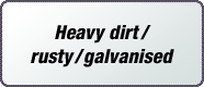 Heavy Dirt / Rusty / Galvanised